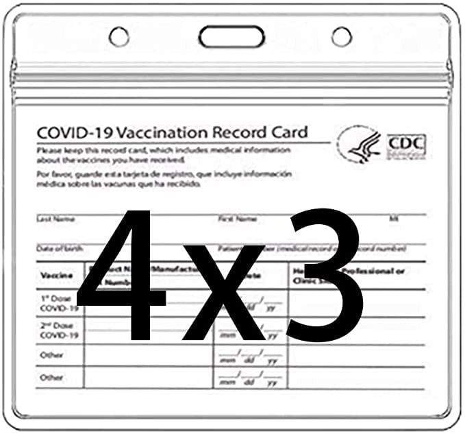 CDC Vaccination Card Protector