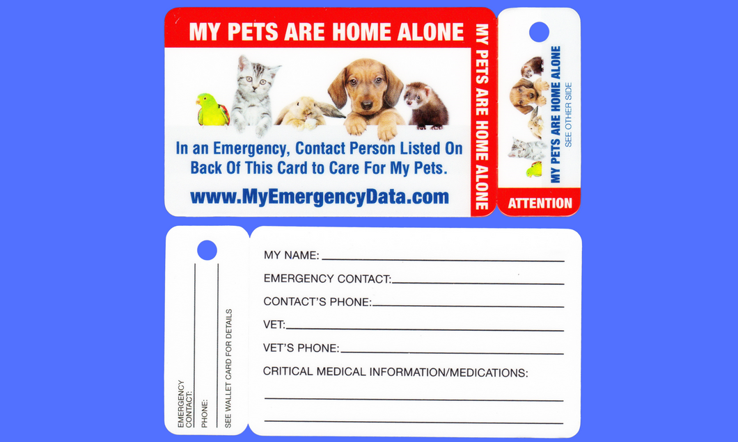 Pet Key Tag Wallet Card Combo / 2 Pack