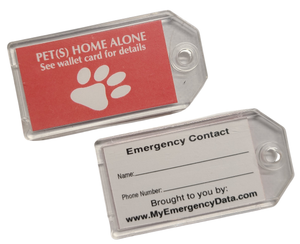 Pet Alert Key Tags (2pk)